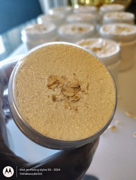 OATMEAL&ALOE WHIPPED FOAMING SUGAR SCRUB