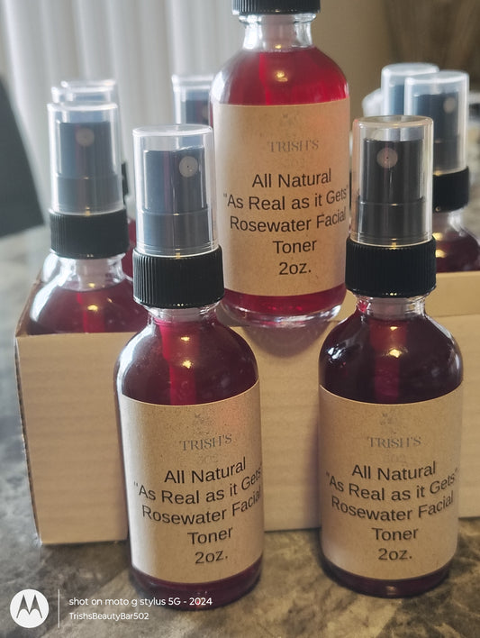 "As Real as it Gets" All Natural Rosewater Facialtoner