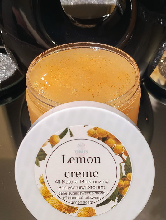 "LEMON CREME" MOISTURIZING BODYSCRUB
