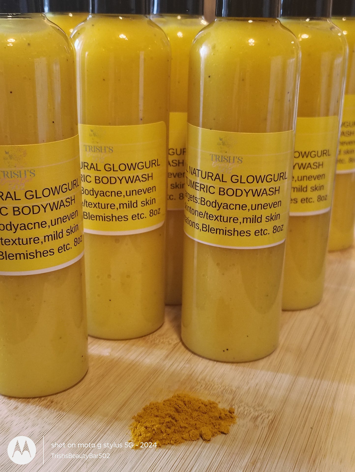 "GLOWGURL" TUMERIC SHOWERGEL WASH