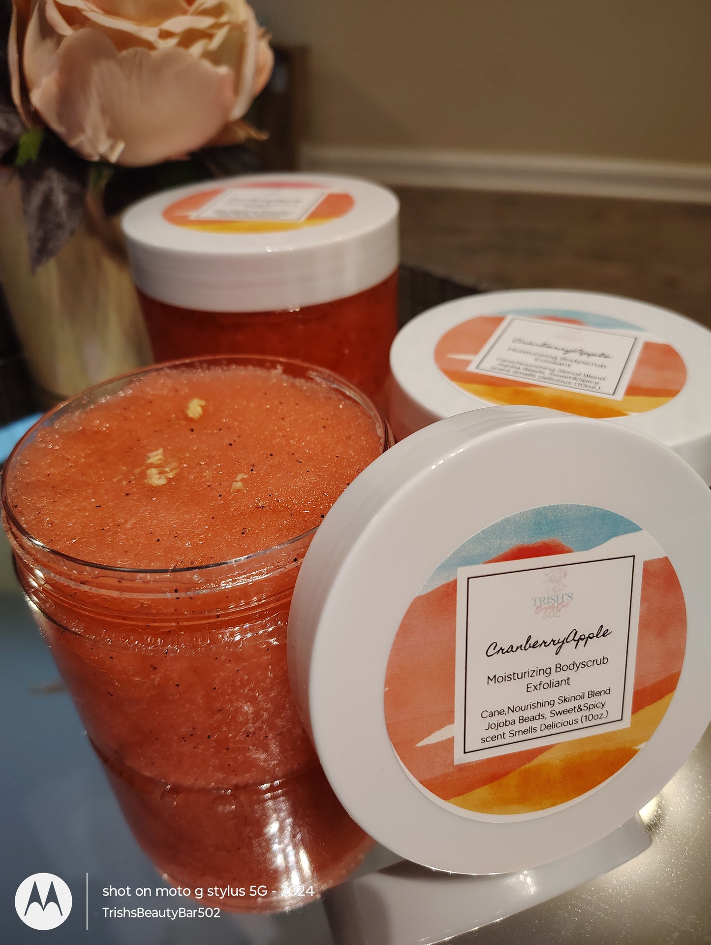 CRANBERRY APPLE MOISTURIZING BODY SCRUB