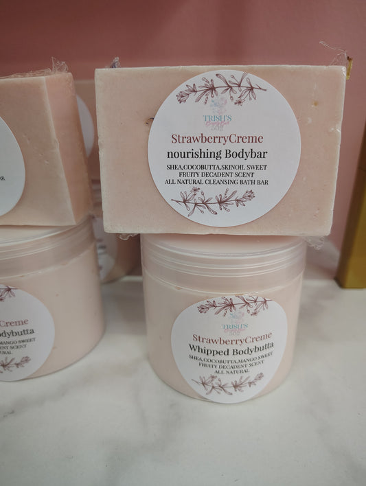 STRAWBERRY & CREME BODYBUTTA & SOAP SET